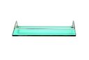 Ver imagem 1 de Porta Shampoo Reto em Vidro Verde Lapidado - Aquabox - 40cmx9cmx10mm