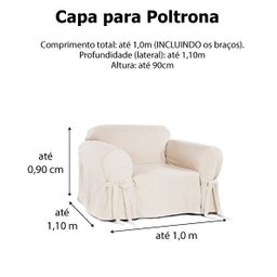 Capa e Protetor de Sofá Exclusivo 1 Lugar em Acquablock Impermeável - 4 Capa e Protetor de Sofá Exclusivo 1 Lugar em Acquablock Impermeável - 4