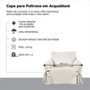 Ver imagem 3 de Capa e Protetor de Sofá Exclusivo 1 Lugar em Acquablock Impermeável