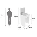 Ver imagem 6 de Penteadeira Compacta com Espelho Pe2007 