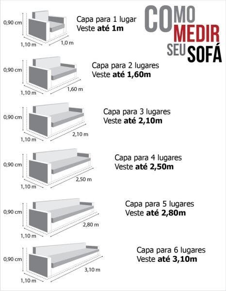 Capa e Protetor de Sofá Exclusivo 2 Lugares em Brim Peletizado - 5