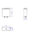 Ver imagem 2 de Caixa Acoplada Marrom Fosco Quadra Polo Unic Piano Duo Mfsc Gl Cd.21f.gl.22 Deca