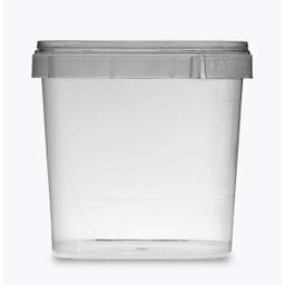 Potes Quadrados Bolo No Pote Plástico 220ml Lacre - 100 Potinhos Plast - 3