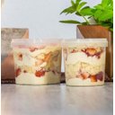 Ver imagem 6 de Potes Quadrados Bolo No Pote Plástico 220ml Lacre - 100 Potinhos Plast