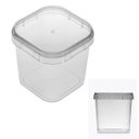 Ver imagem 2 de Potes Quadrados Bolo No Pote Plástico 220ml Lacre - 100 Potinhos Plast