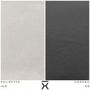 Ver imagem 5 de Poltrona Decorativa Chiara Base Orby Corano Preto/velosuede Off White - Nexta Casa
