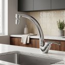 Ver imagem 2 de Torneira Monocomando Cozinha Bancada Global 25944 Meber - Cromado