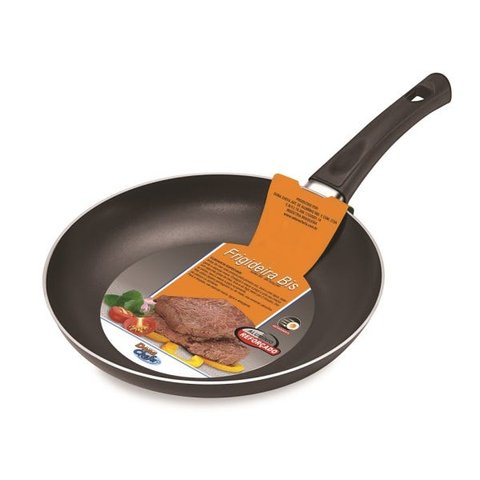 Frigideira francesa antiaderente 18 cm preta