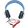Fone Ouvido Headfone Estéreo com Fio P2 Microfone Bass Celular Pc Ps4 Infokit Hm-750Mv Preto/Azul - 2