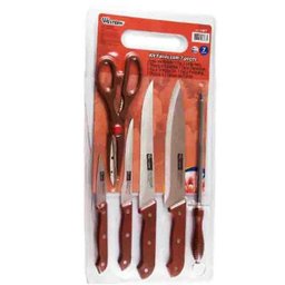 Kit Facas Para Churrasco Com Tábua 7 Peças - 2