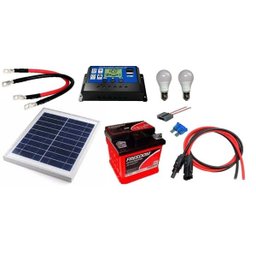 Kit Gerador de Energia Solar 10Wp - Gera até 32Wh/dia - 1