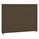 Ver imagem 1 de Cabeceira Queen Catania P04 160 Cm Suede Marrom Tca 942