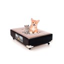 Ver imagem 2 de Colchão Pet Cachorro - Gato Grande Castorpet Bed Cinza-preto (100x80x19)