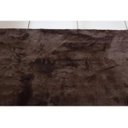 Ver imagem 4 de Tapete de Pelúcia 2,00 x 1,40 para Sala Quarto Apartamento Cor: Castanho