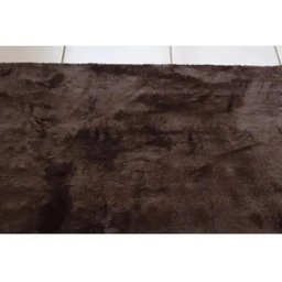 Tapete de Pelúcia 2,00 x 1,40 para Sala Quarto Apartamento Cor: Castanho - 4