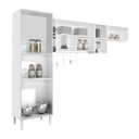 Ver imagem 3 de Cozinha Compacta Ébano 3 Peças com Paneleiro Único Chf (Não Acompanha Balcão)