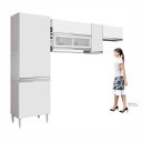 Ver imagem 5 de Cozinha Compacta Ébano 3 Peças com Paneleiro Único Chf (Não Acompanha Balcão)