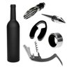 Kit Acessórios Vinho 5 Peças Saca Rolhas Abridor Dosador - 1