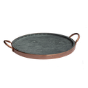 Ver imagem 3 de Forma de Pizza Pedra Sabão Grande 37 Cm (cobre) - São José