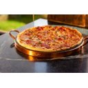 Ver imagem 1 de Forma de Pizza Pedra Sabão Grande 37 Cm (cobre) - São José