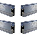 Ver imagem 1 de Perfil Barra Trilho Linha C Estrutura Suporte Fixador Placa Painel Solar Alumínio 2,40 Metros | Perf