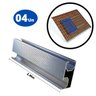 Perfil Barra Trilho Linha C Estrutura Suporte Fixador Placa Painel Solar Alumínio 2,40 Metros | Perf - 3