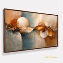 Ver imagem 4 de Quadro Abstrato Ciclos da Vida - Moderno 183x103 cm