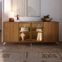 Ver imagem 4 de Buffet Neon Float 4 Portas 100% MDF com Vidro Reflecta e LED Canella