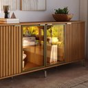 Ver imagem 7 de Buffet Neon Float 4 Portas 100% MDF com Vidro Reflecta e LED Canella