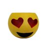 Vaso ou porta treco Emoji Apaixonado - Amarelo - 1