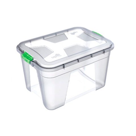 Caixa organizadora 56 litros com trava