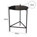 Ver imagem 2 de Mesa Lateral Industrial Marbella Preto