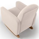 Ver imagem 7 de Poltrona de Amamentação com Balanço Orgânica Saori W01 Suede Bege - Lyam Decor