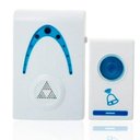 Ver imagem 1 de Campainha Sem Fio 32 Toques Led Wireless Wifi Doorbell Branca