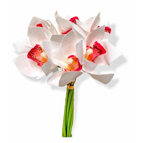 Buque Orquidea Cymbidium - Mix Rose 31cm