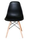 Ver imagem 2 de Kit com 6 Cadeiras Charles Eames Wood DSW Preta - Base Madeira