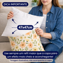 Ver imagem 2 de Enchimento Recheio Almofadas Refil 47x47cm