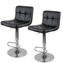 Ver imagem 1 de Kit 2 Banquetas Gomos para Cozinha 3-35 Cor:Preta