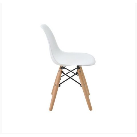 Cadeira Infantil Branca Charles Eames Kids Brinquedoteca