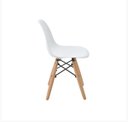 Ver imagem 1 de Cadeira Infantil Branca Charles Eames Kids Brinquedoteca