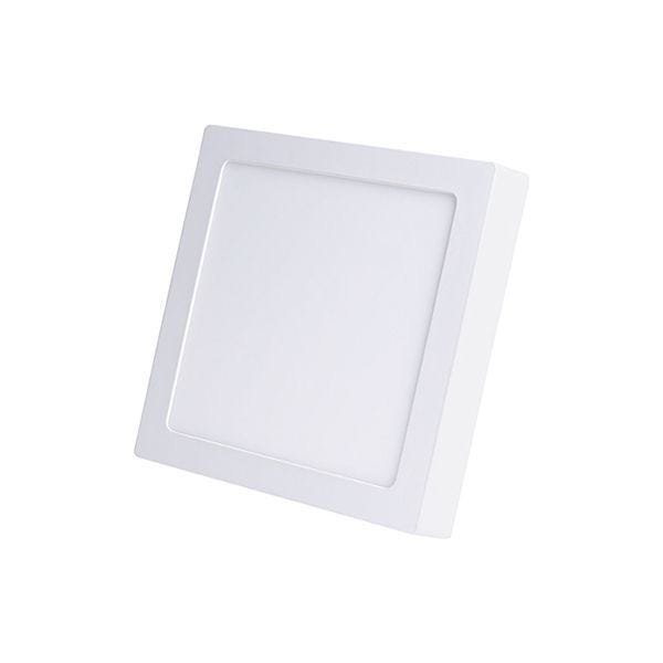 Plafon LED de Sobrepor Quadrado 12W - 17 x 17cm Branco Frio 6000K - 1