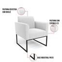 Ver imagem 4 de Namoradeira e 2 Poltronas Industrial Preto Marisa Bouclê D03 - D’Rossi