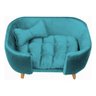 Cama Pet Poltrona Hannah Luxo - Ssx Multicoisas Divini Decor Azul Turquesa - 1
