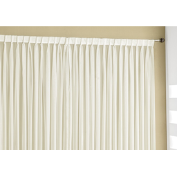 cortina para sala quarto 200cm x 180cm de voal 2 metros franzida curtina moderna - 3