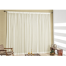 cortina para sala quarto 200cm x 180cm de voal 2 metros franzida curtina moderna - 2