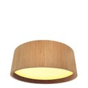 Ver imagem 3 de Plafon Redondo Madeira 60cm - Freijó