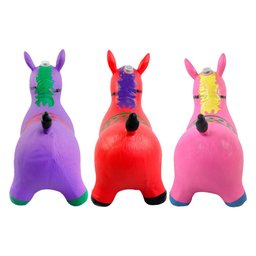 Cavalinho Upa Upa Musical de Borracha Pula Pula - Menina - 3