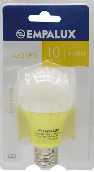 Lâmpada de LED Colorida de 10W Empalux - Amarela - 1
