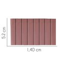 Ver imagem 2 de Painel Estofada Líbia 140CM Casal Suede Rosê - D A DECOR