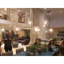 Ver imagem 2 de Pendente Redondo Esfera 35cm Vidro Cristal 1 Lâmpada Madelustre - 110V/220V (Bivolt)